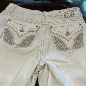 Code Bleu, White Jeans, Cropped, Denim, Annette, Woman’s size 8-28
